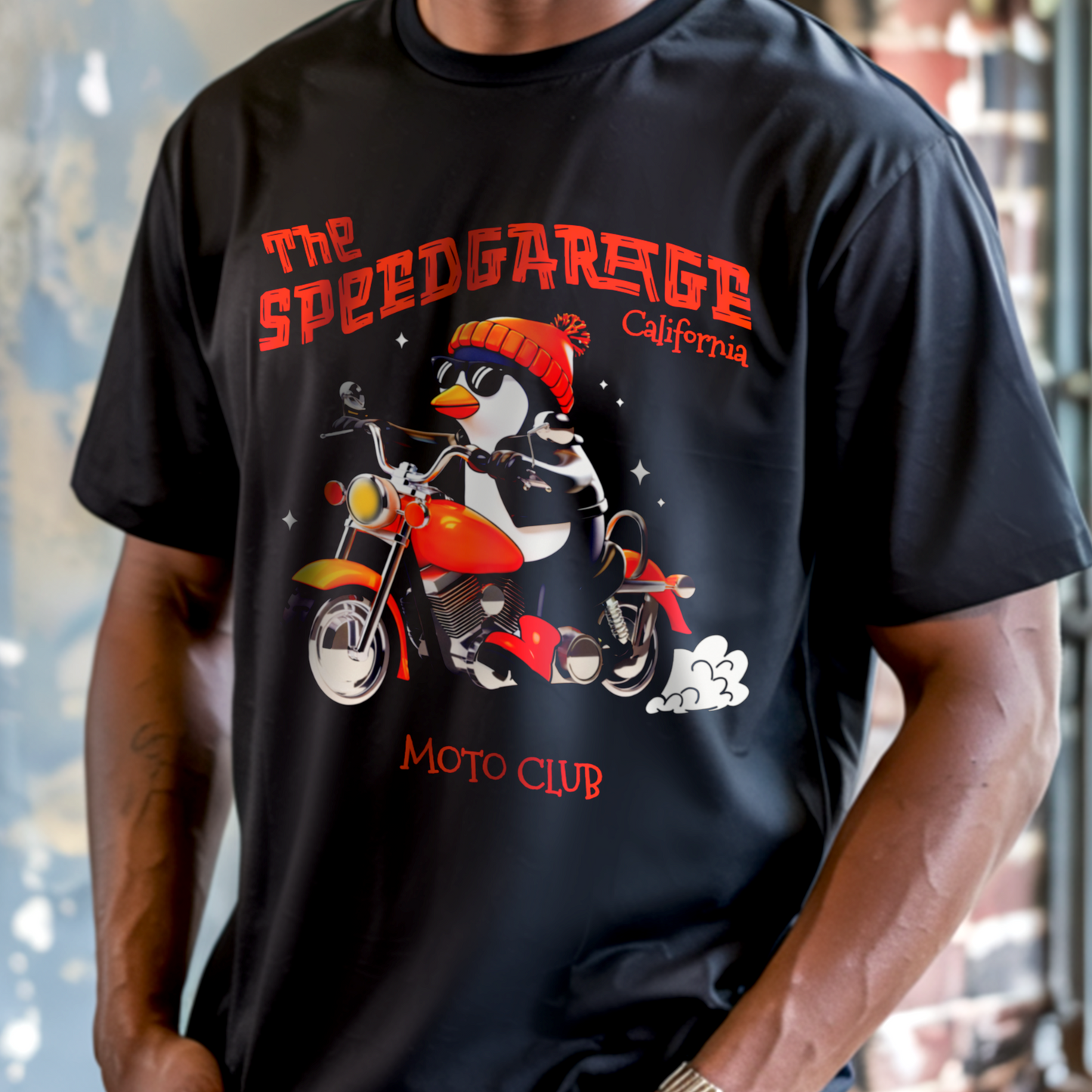 Speed Garage Penguin β Unisex T-shirt