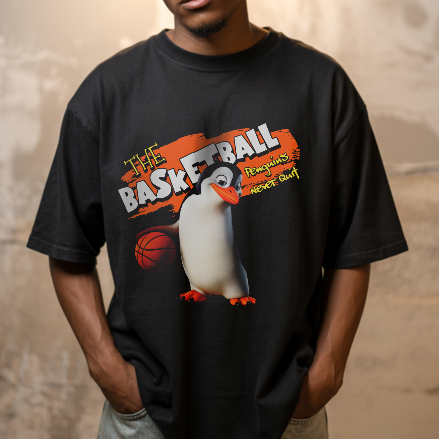 Basketball Penguin β Unisex T-shirt