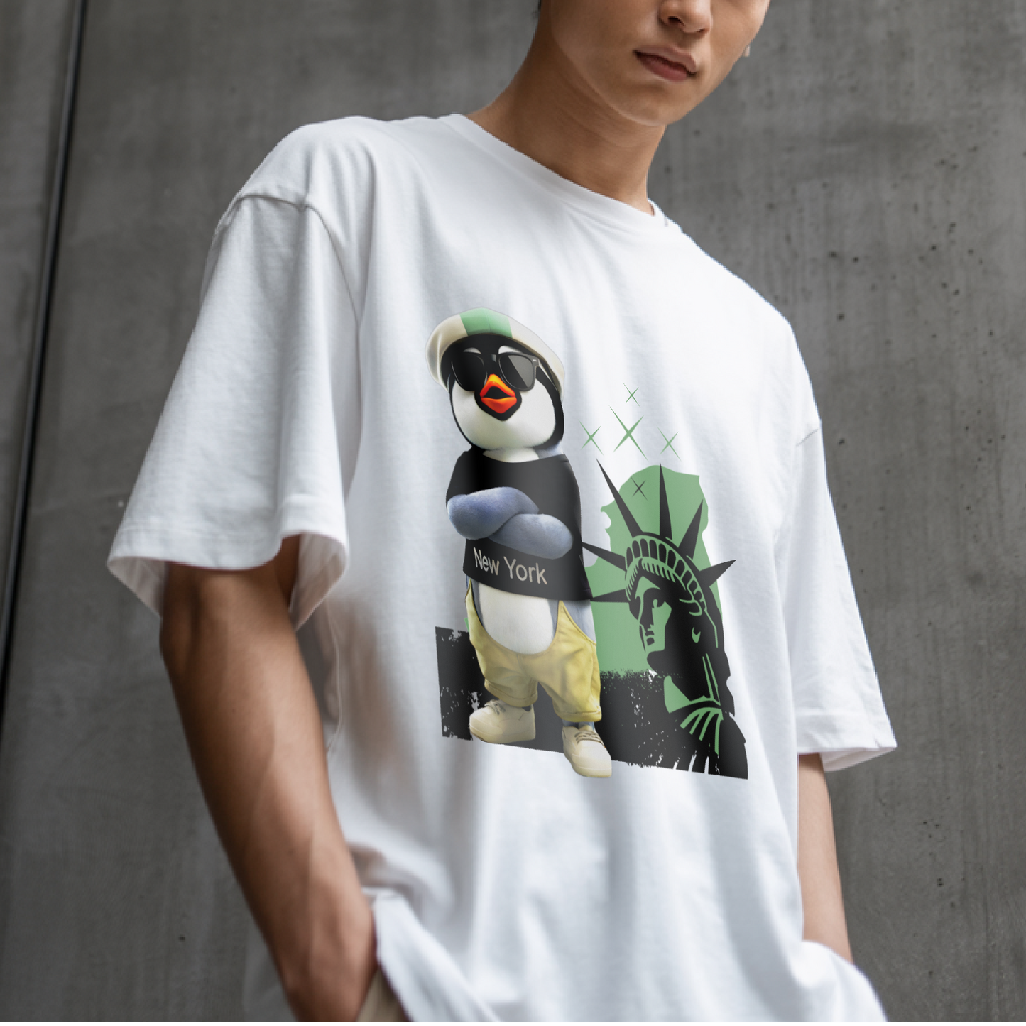 New York Penguin Swagger – Unisex T-shirt