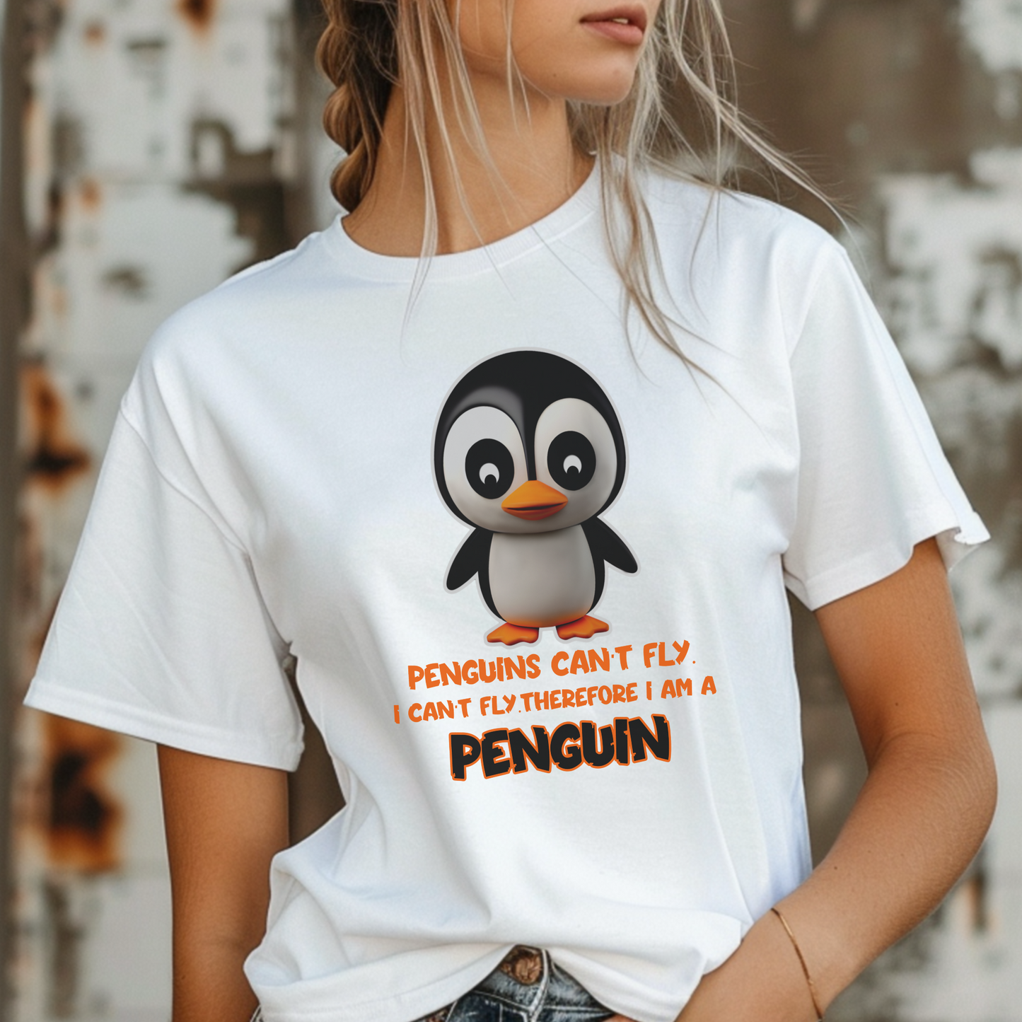 I Am a Penguin – Logical Flight Fail – Unisex T-shirt
