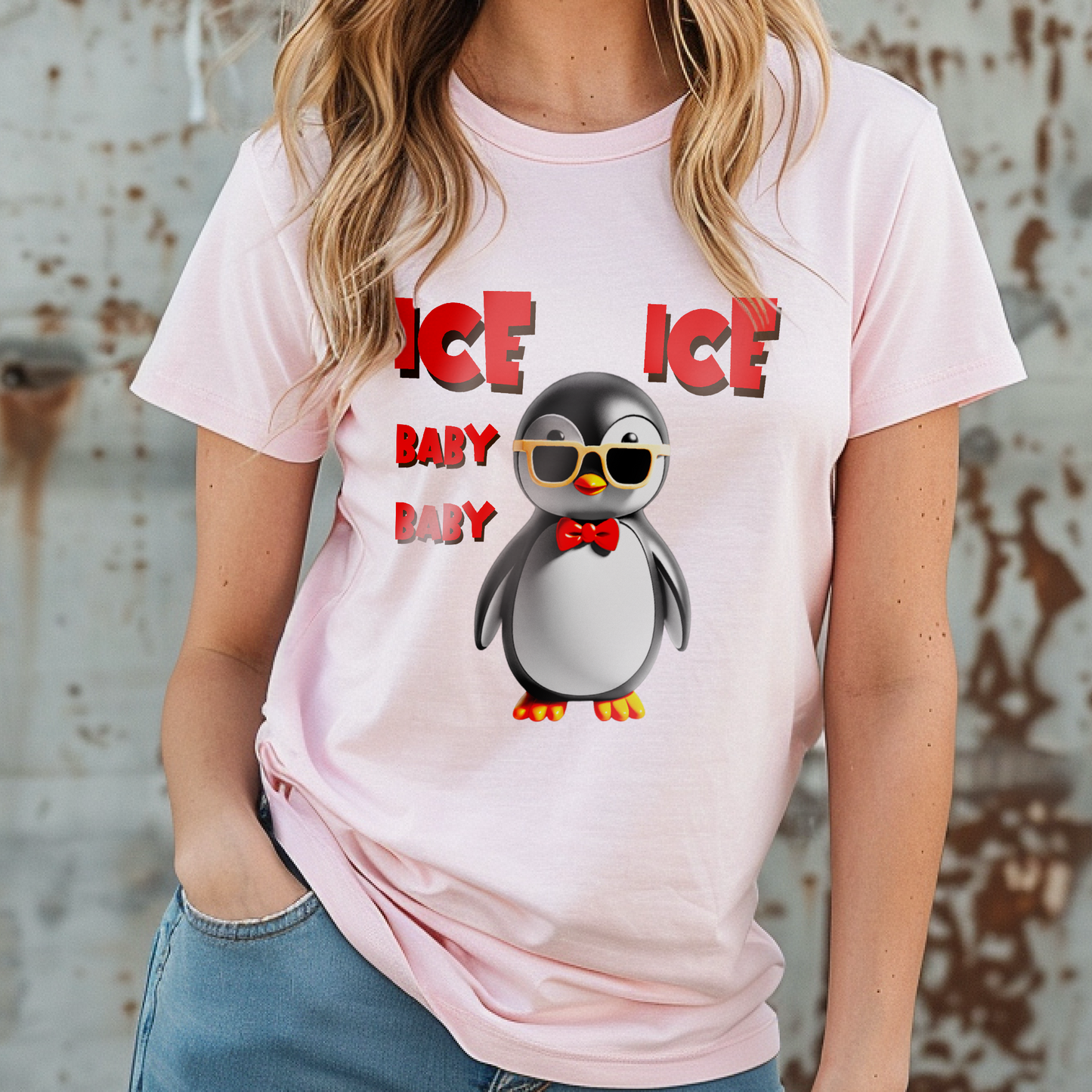 Ice Ice Baby – Cool Penguin – Unisex T-shirt
