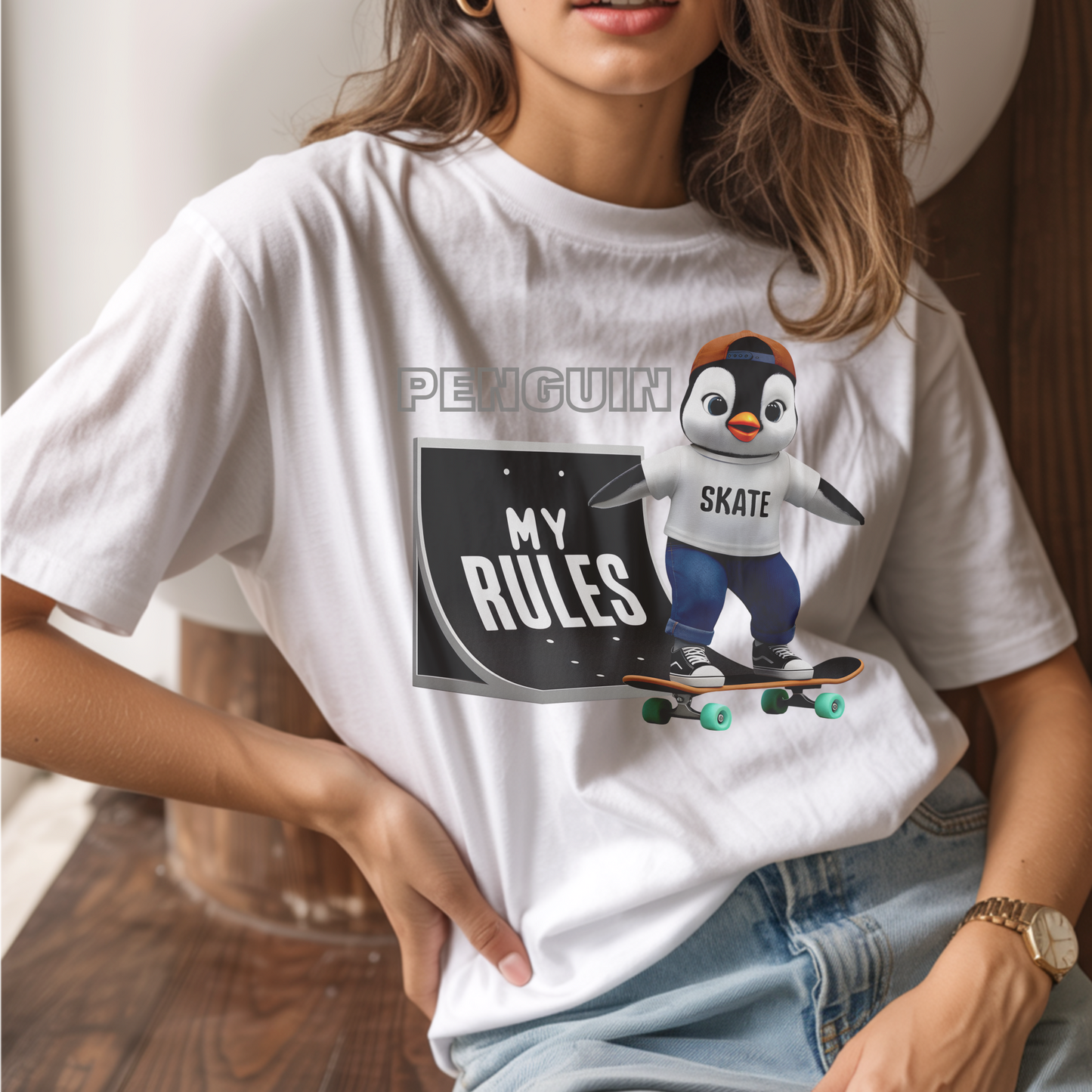 My Rules Penguin β Unisex T-shirt
