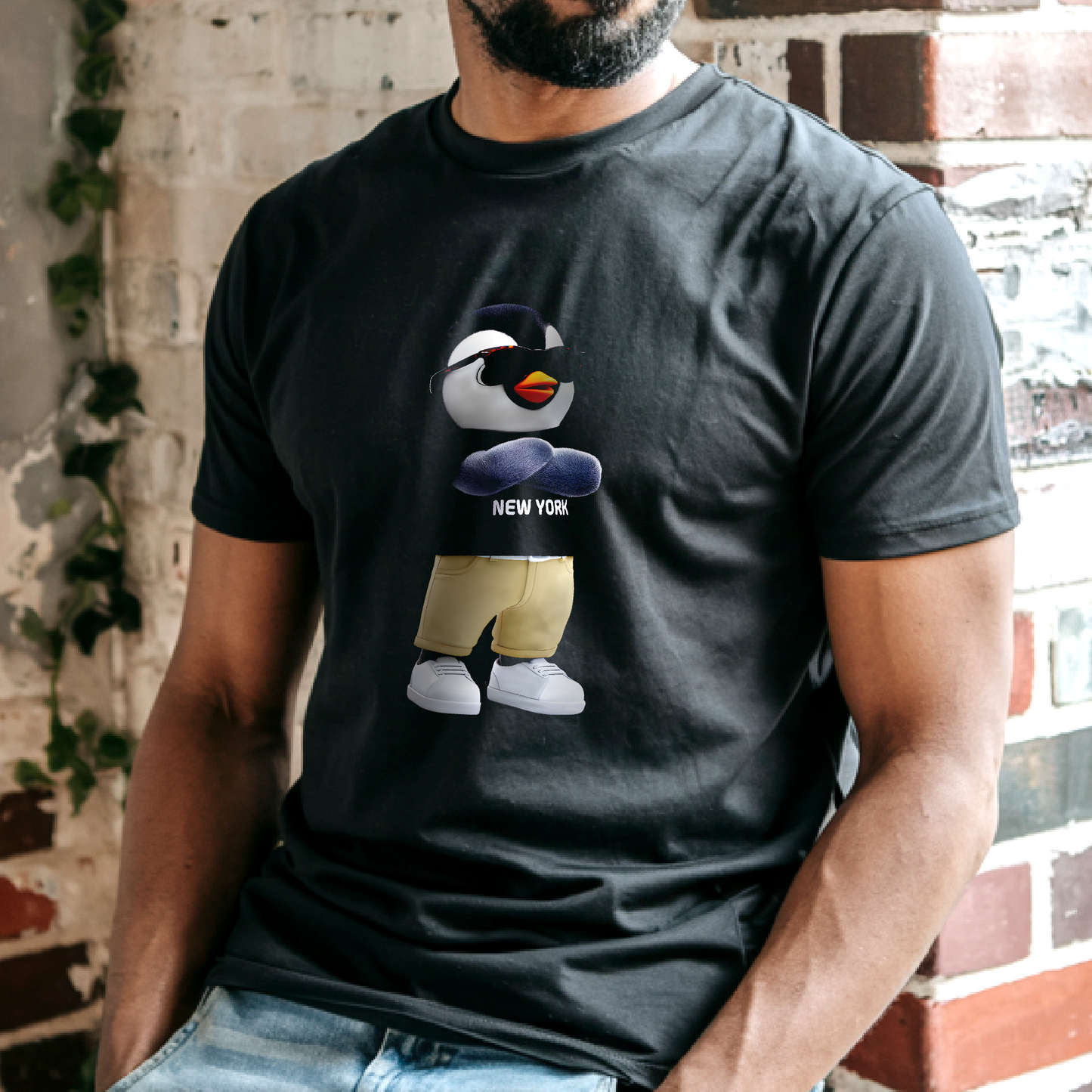 NYC Attitude β Urban Penguin Unisex T-shirt