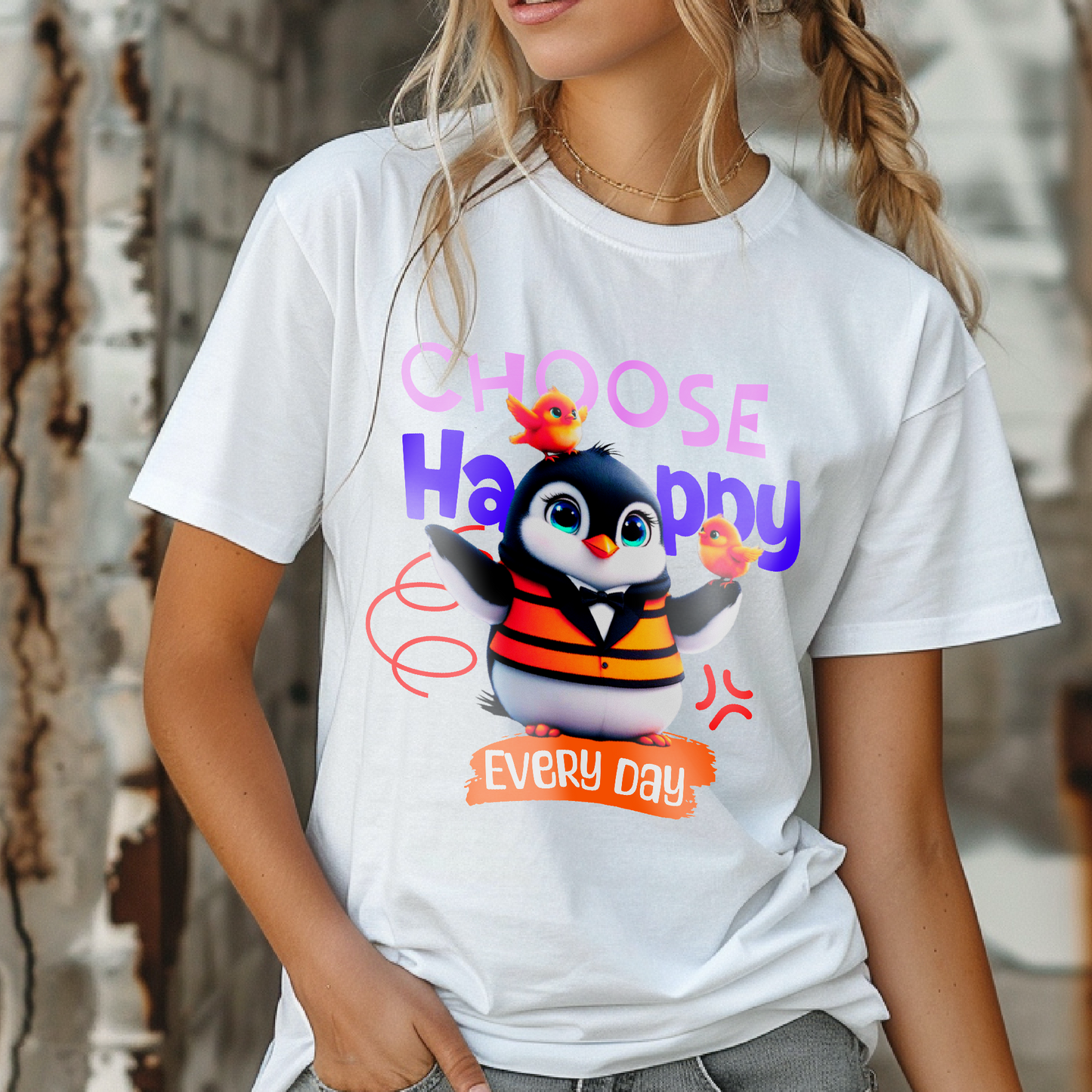Choose Happy Every Day – Unisex T-shirt