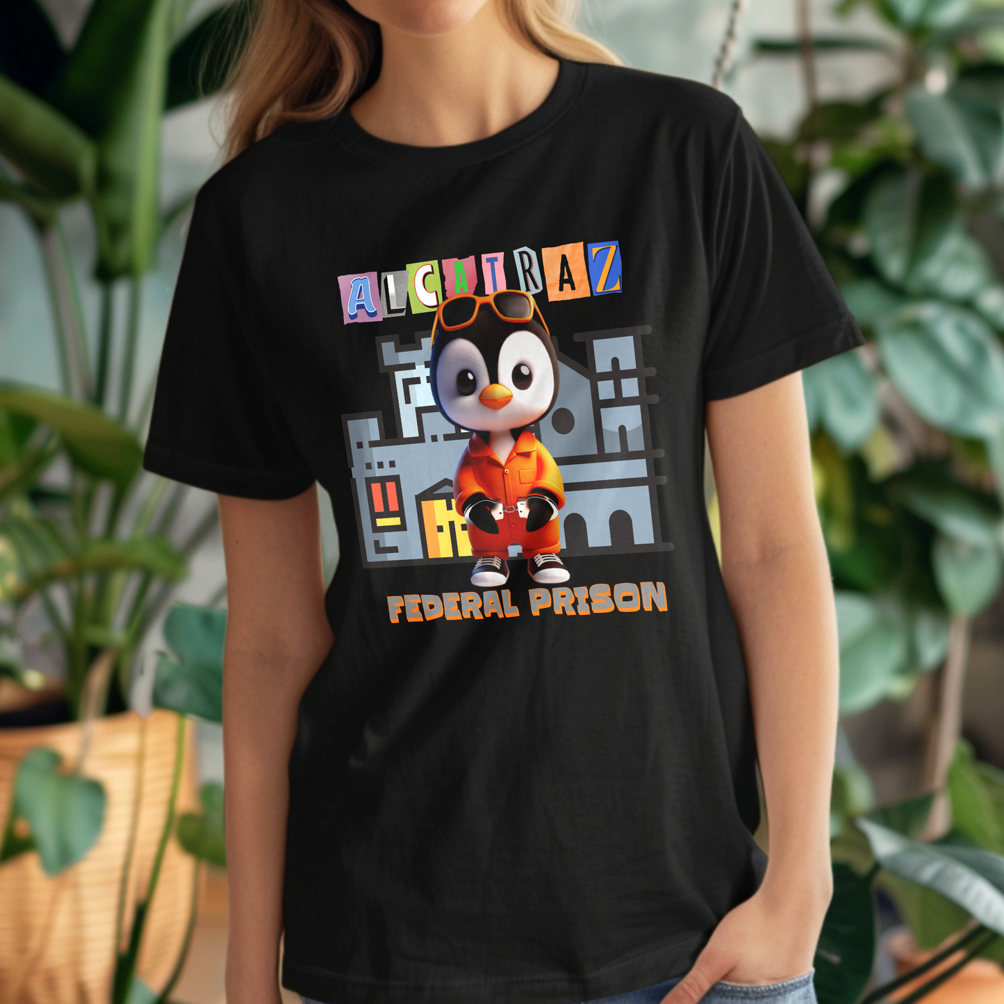 Alcatraz Penguin β Unisex T-shirt