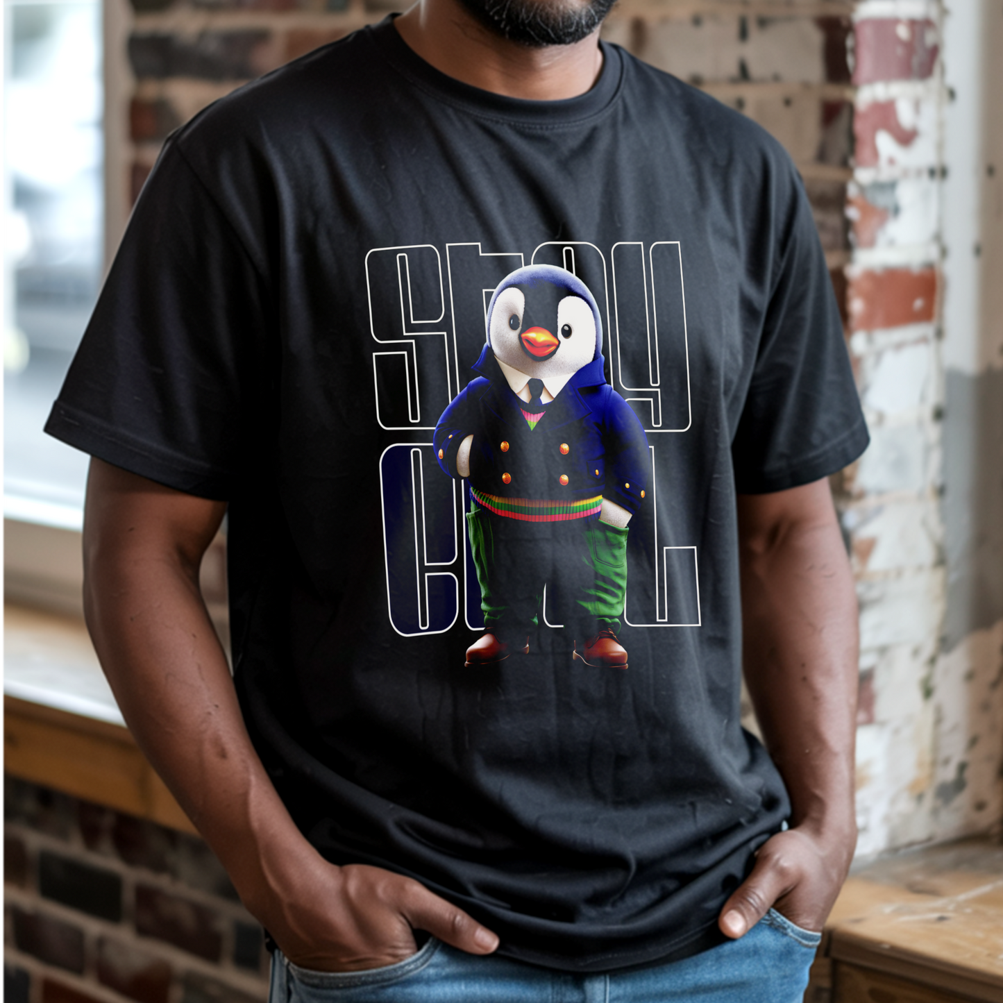 Stay Cool Penguin – Unisex T-shirt