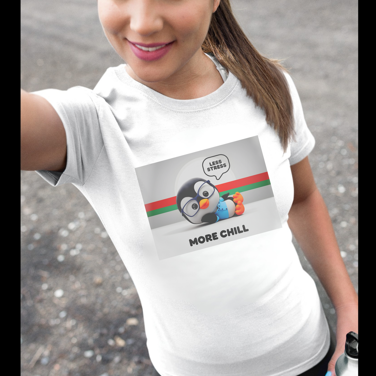 More Chill, Less Stress – Unisex T-shirt