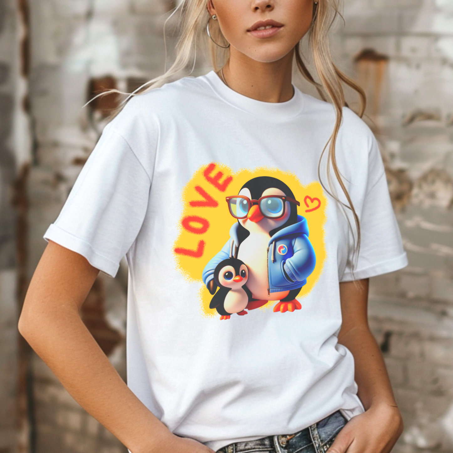 Love & Penguins – Unisex T-shirt