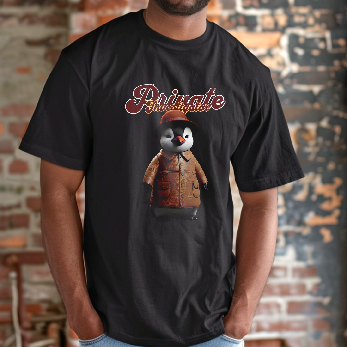 Private Investigator Penguin β Unisex T-shirt