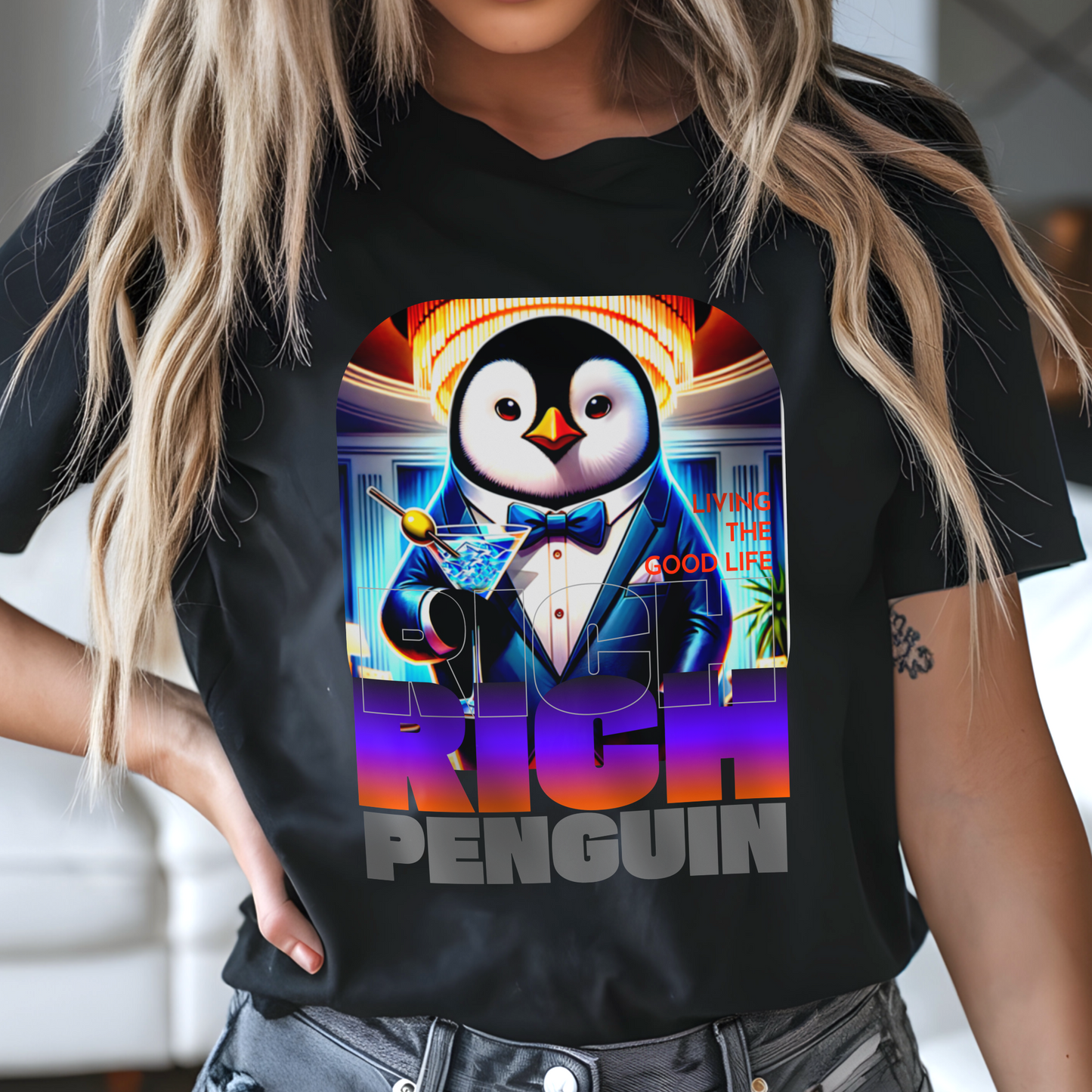 Rich Penguin – Unisex T-shirt