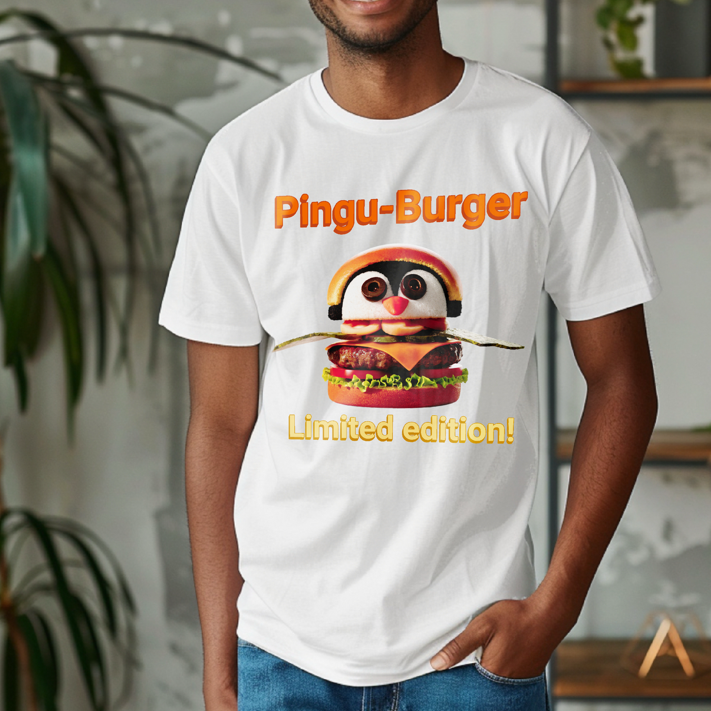 Pingu-Burger – Limited Edition Unisex T-shirt