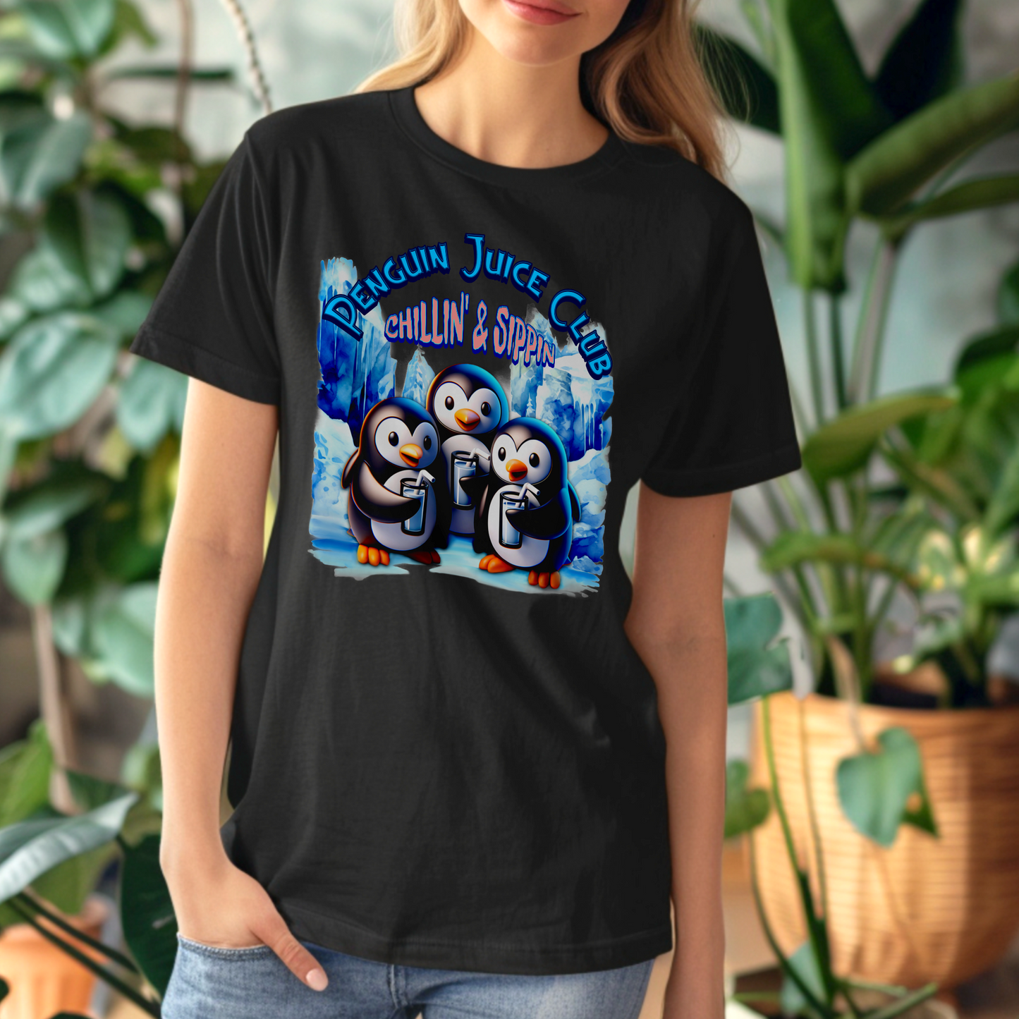 Penguin Juice Club β Unisex T-shirt