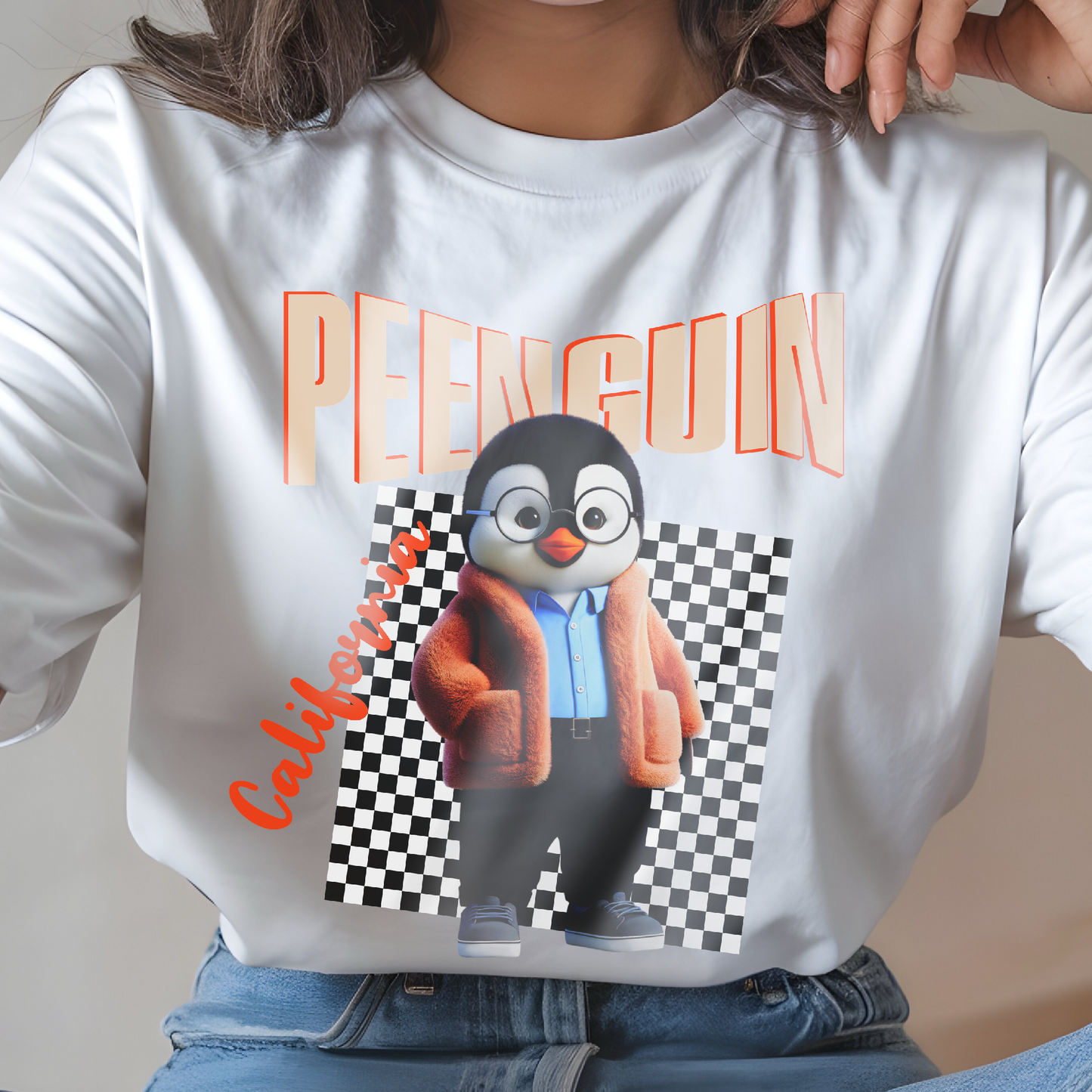 California Penguin Vibes – Unisex T-shirt