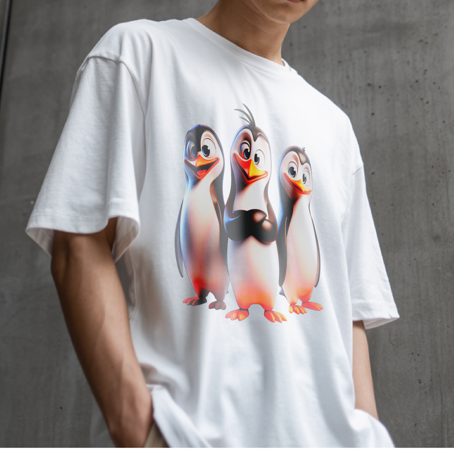 The Penguin Trio – Unisex T-shirt