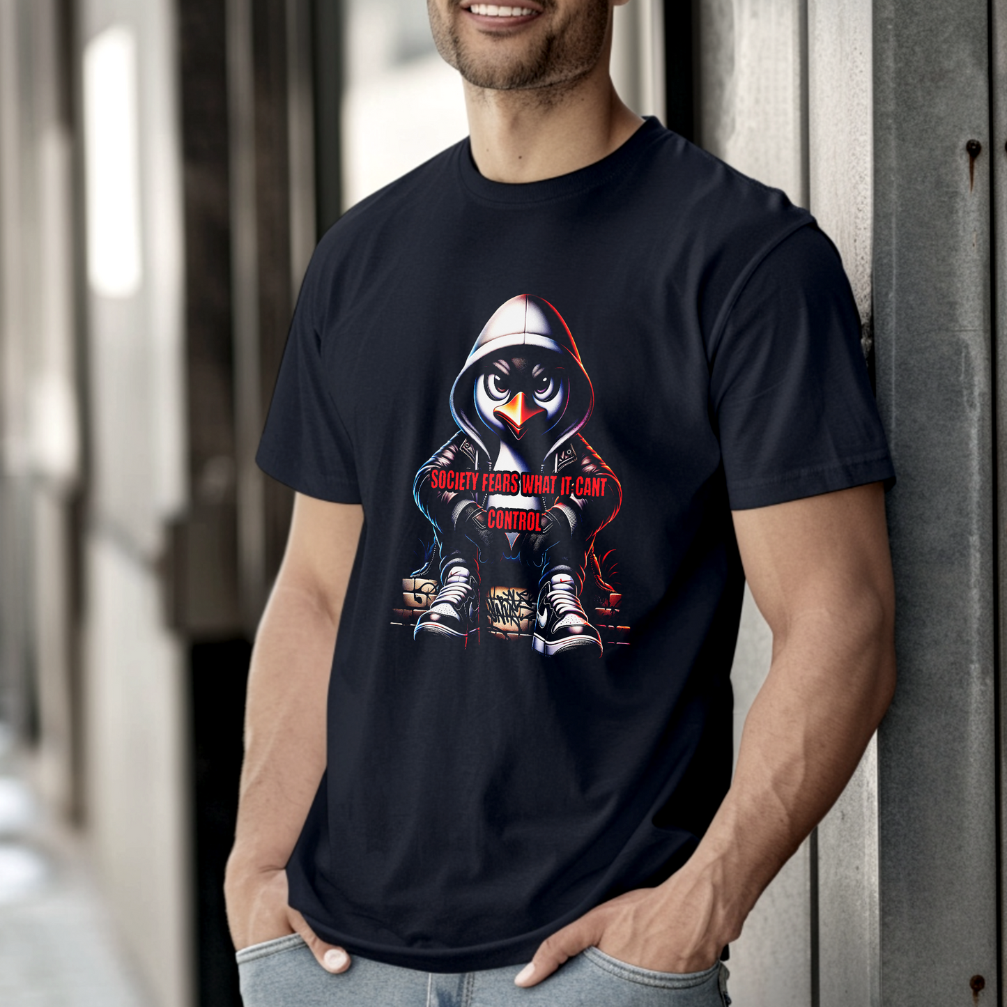 Fearless Penguin β Unisex T-shirt