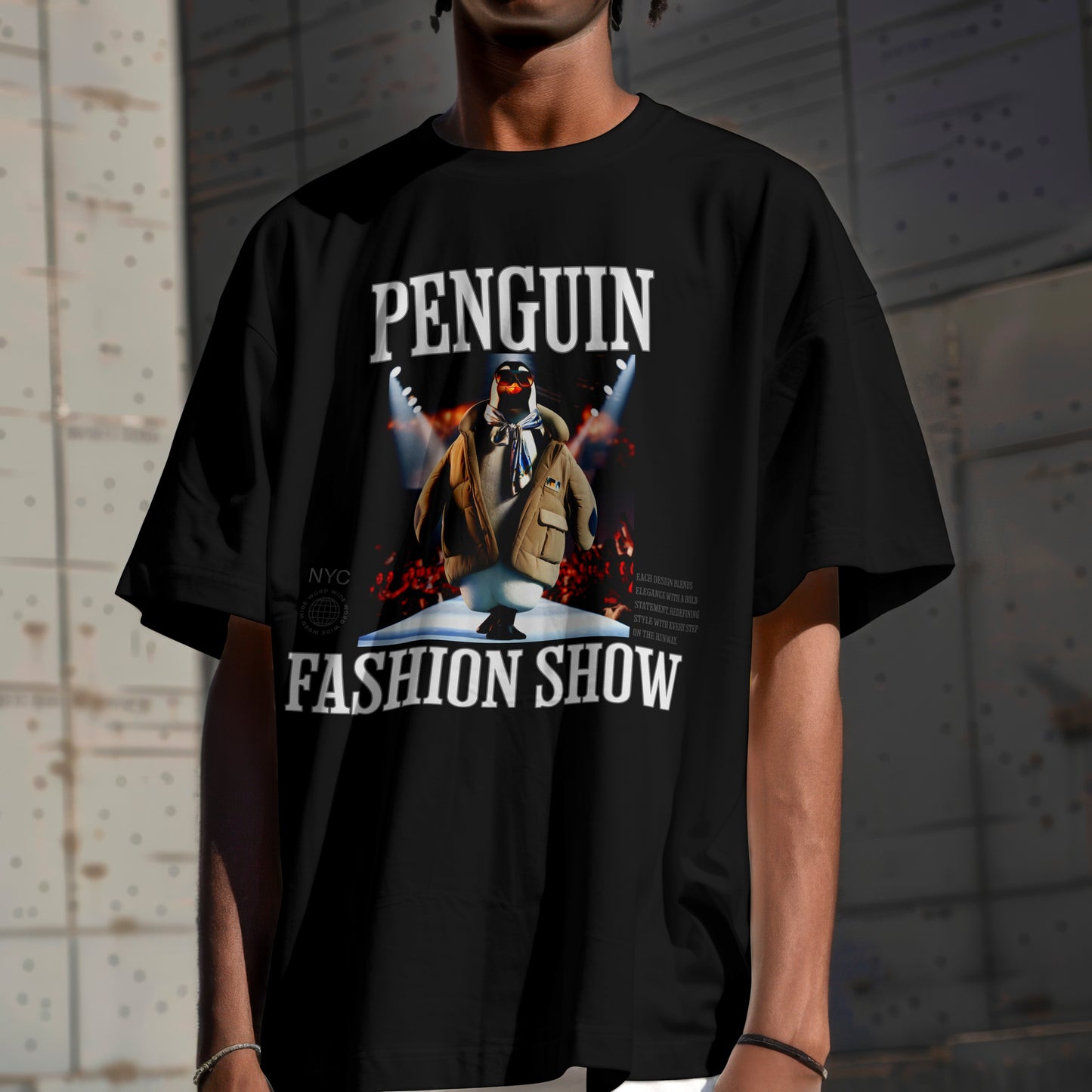Penguin Fashion Show – Unisex T-shirt