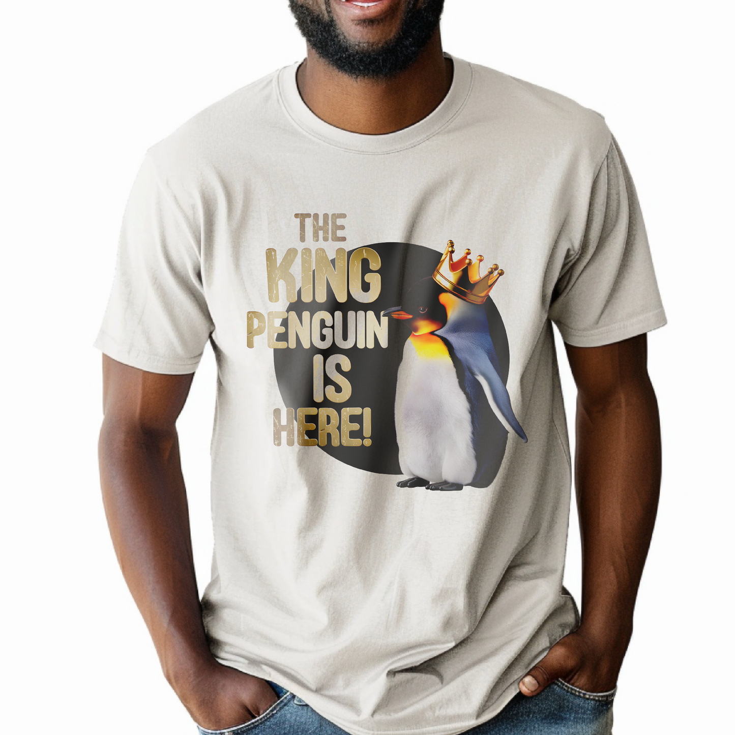 The King Penguin Is Here! – Unisex T-shirt