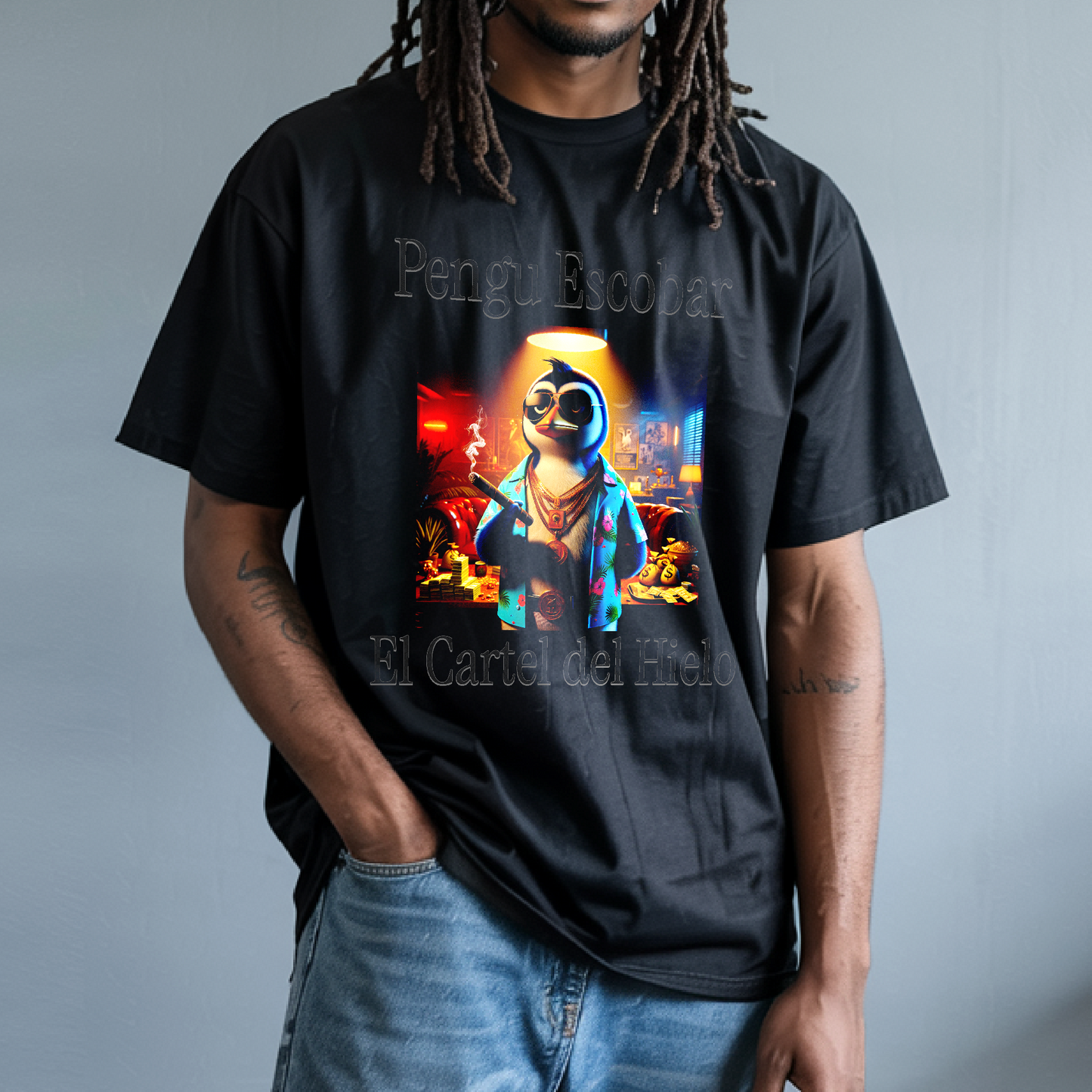 Pengu Escobar – El Cartel del Hielo – Unisex T-shirt
