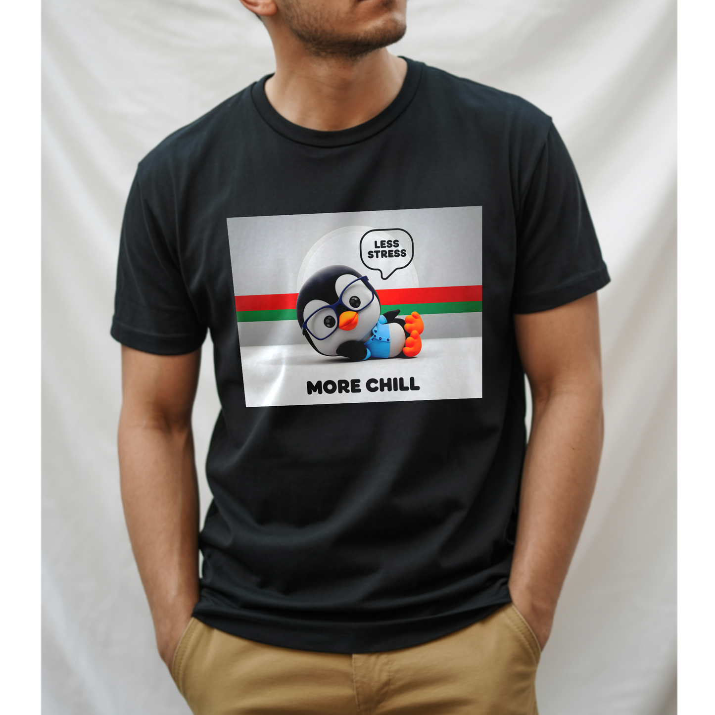 More Chill, Less Stress – Unisex T-shirt