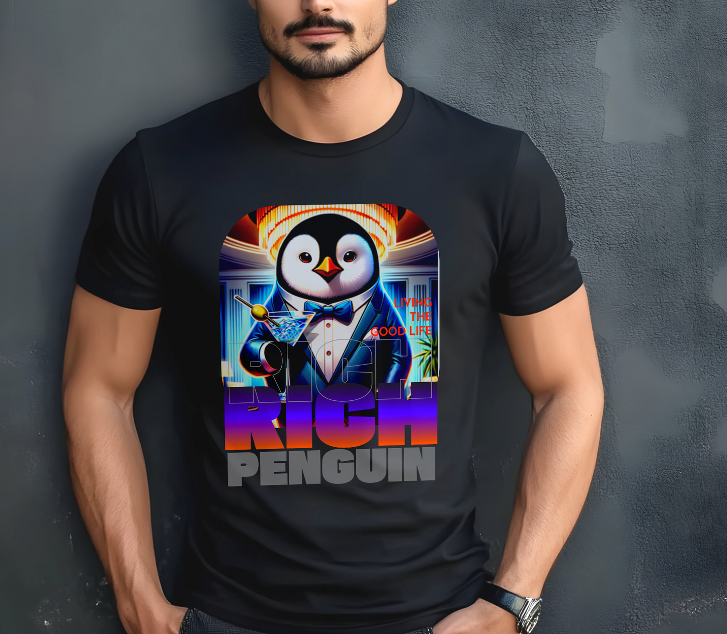 Rich Penguin – Unisex T-shirt