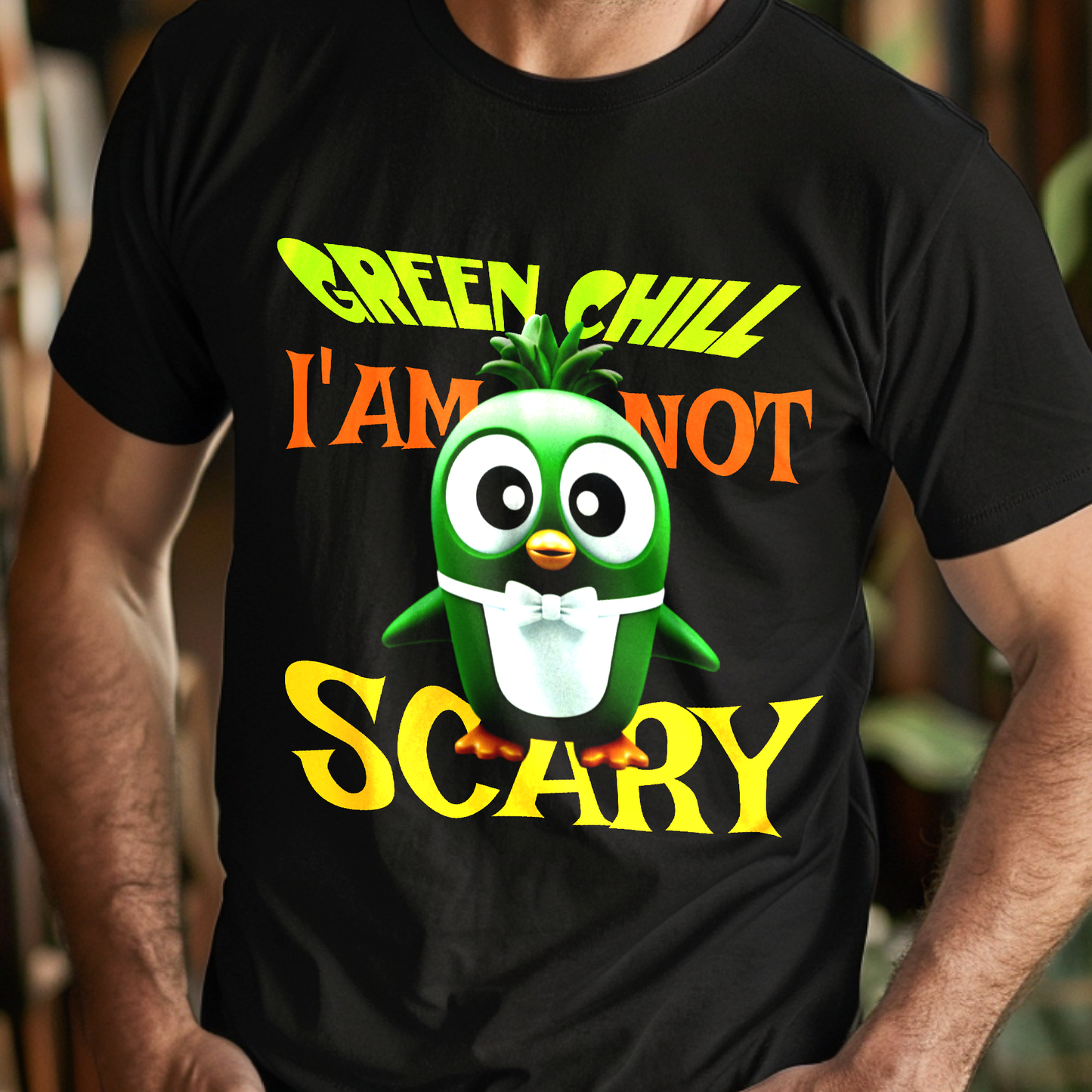 Green Chill Penguin – Unisex T-shirt