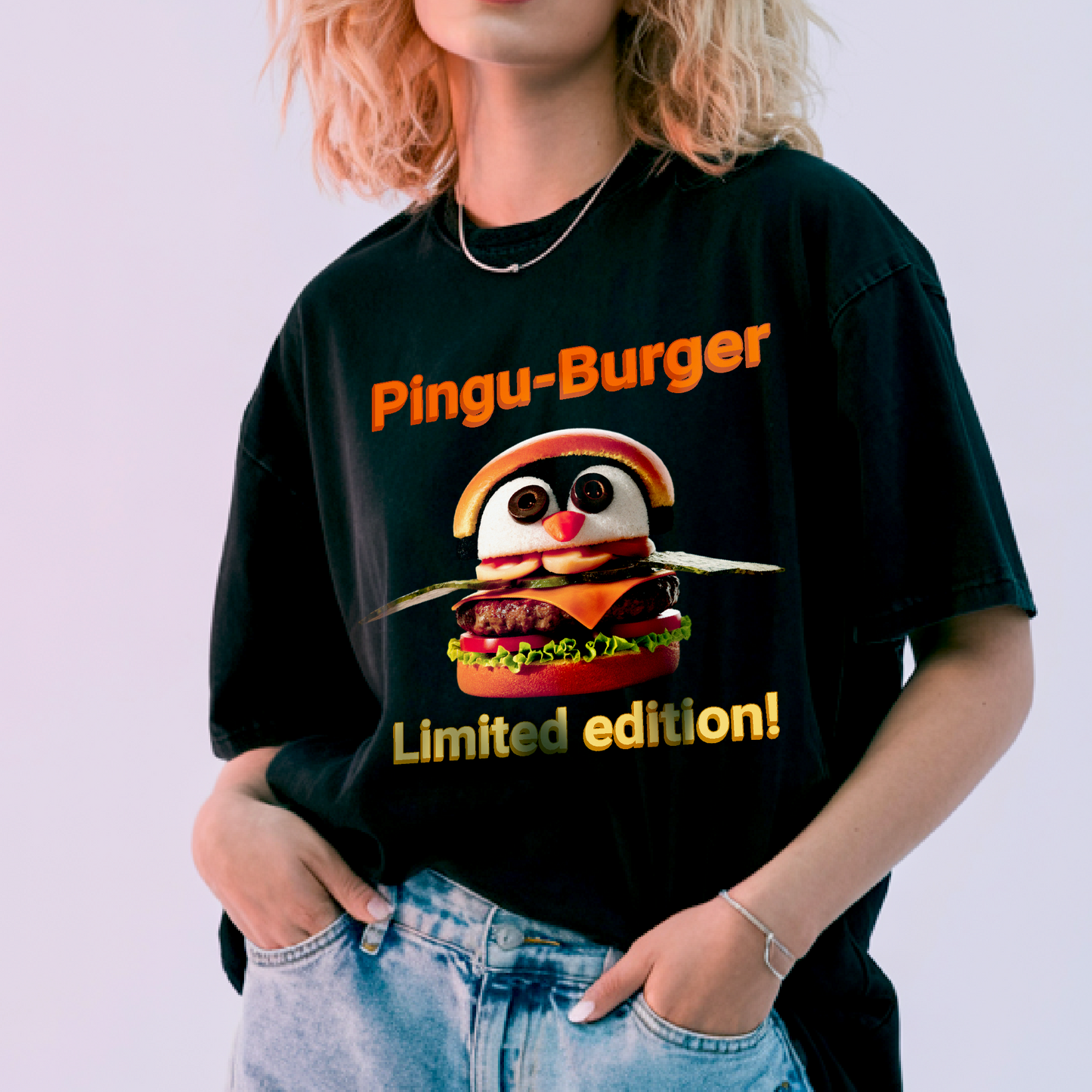 Pingu-Burger – Limited Edition Unisex T-shirt