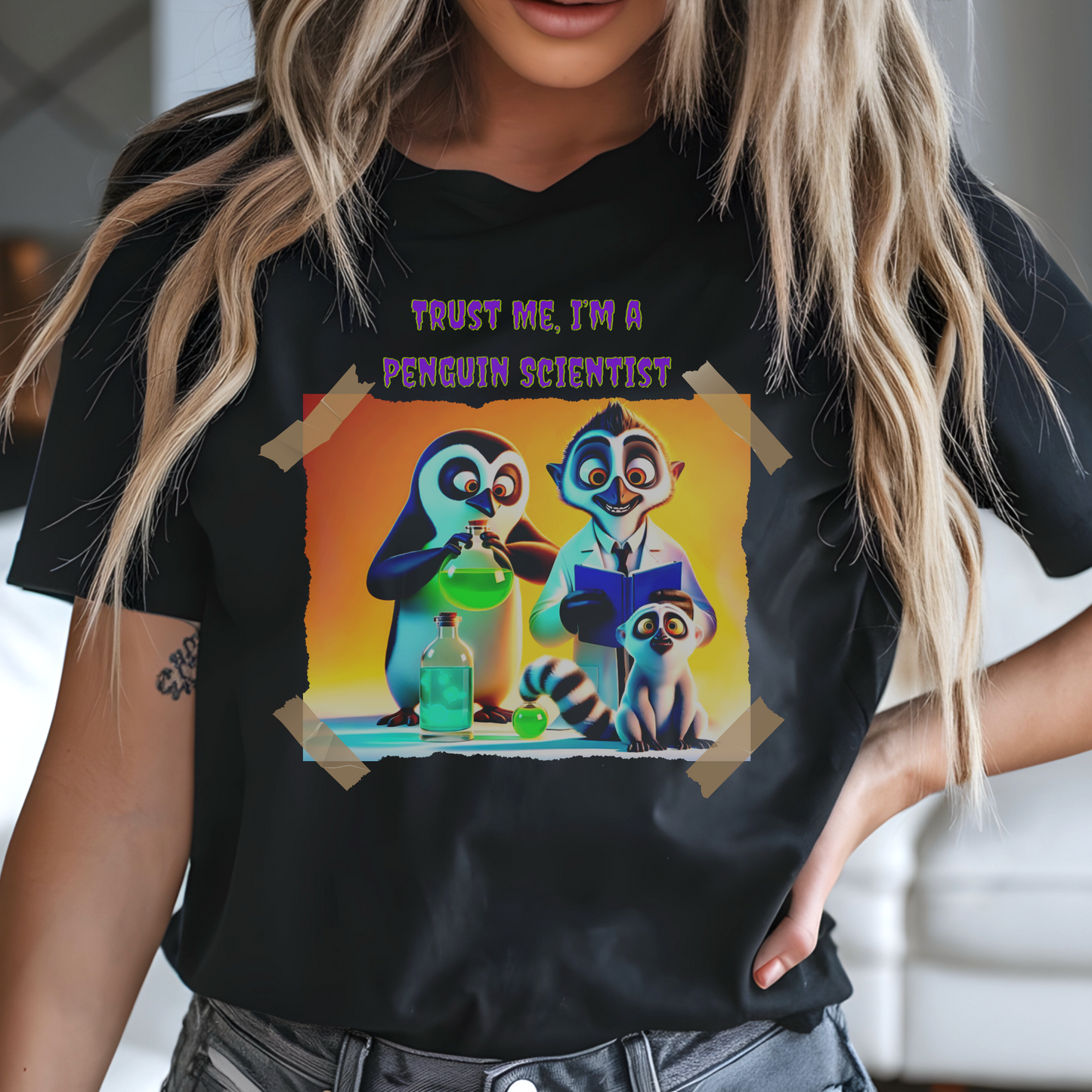 Penguin Scientist ā Unisex T-shirt