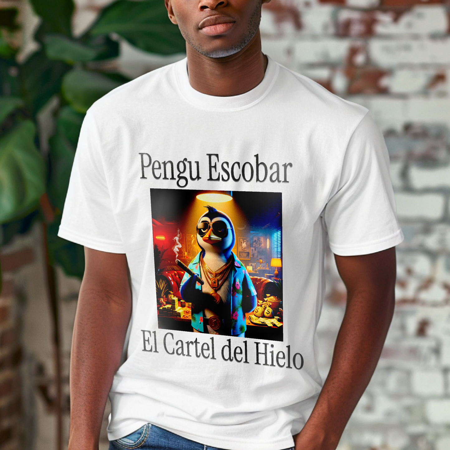 Pengu Escobar – El Cartel del Hielo – Unisex T-shirt