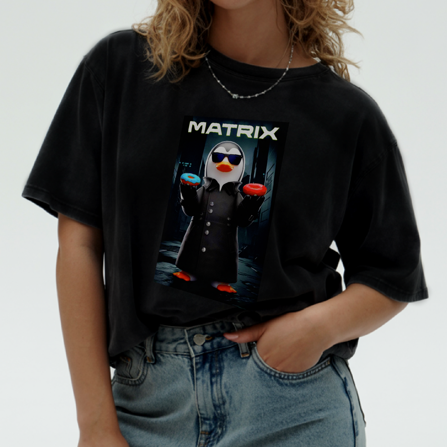 Matrix Penguin β Unisex T-shirt