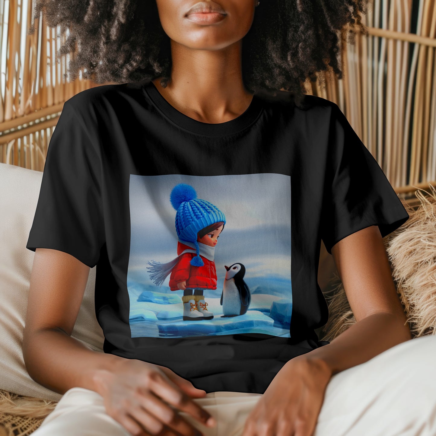 Penguin & Little Explorer – Unisex T-shirt