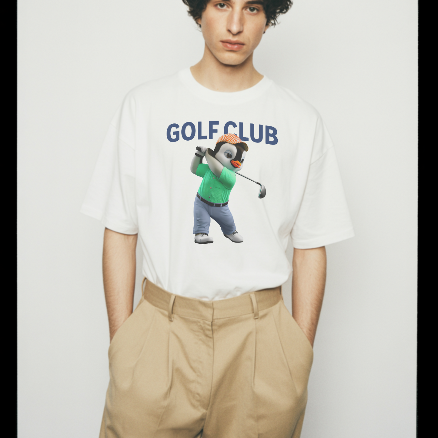 Golf Club Penguin – Unisex T-shirt