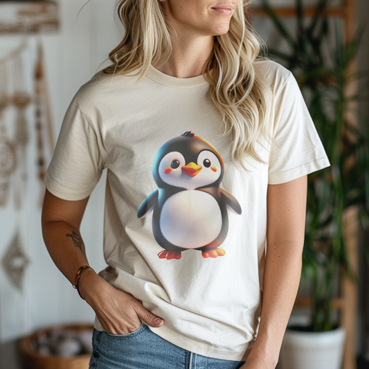 Classic Penguin Charm – Unisex T-shirt