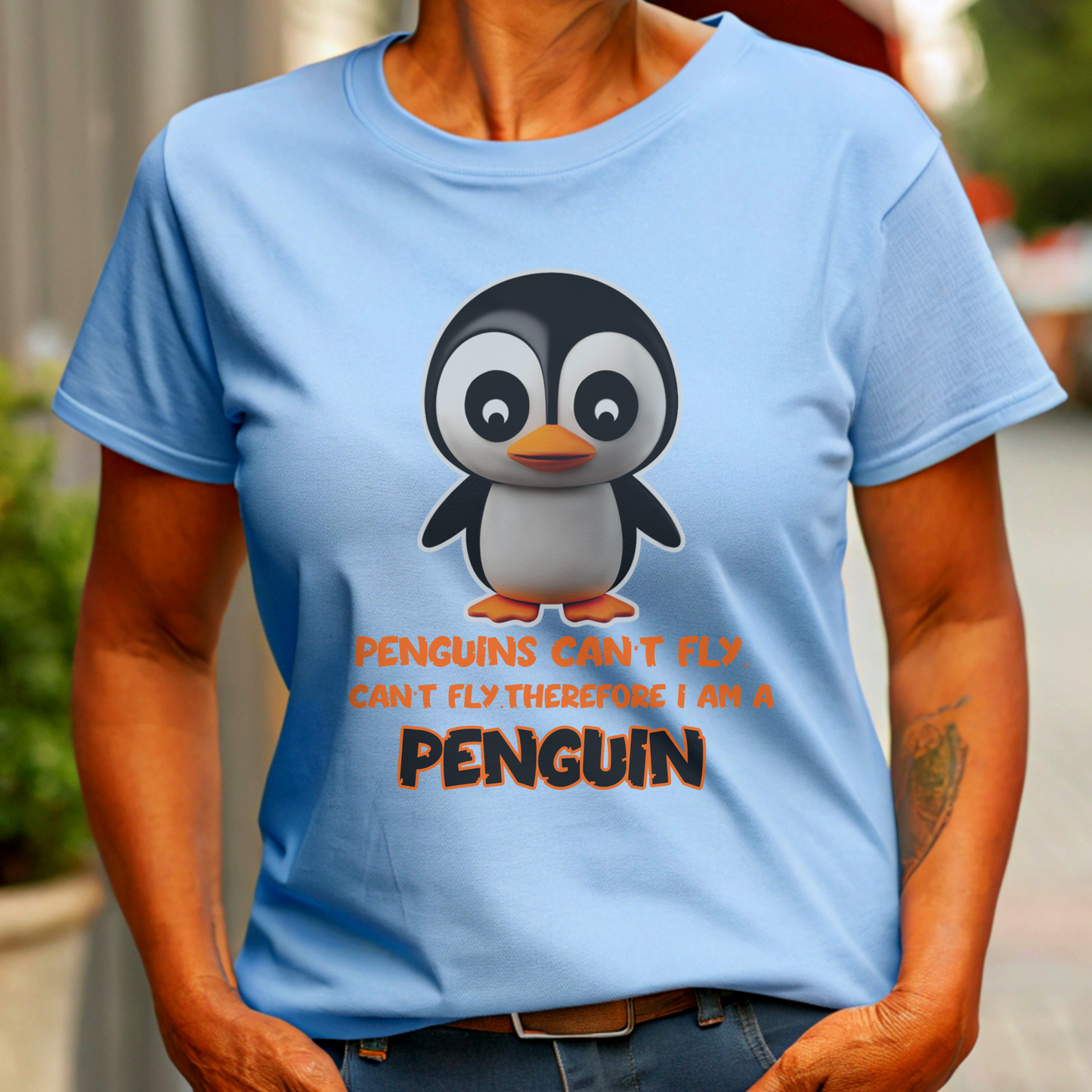 I Am a Penguin – Logical Flight Fail – Unisex T-shirt