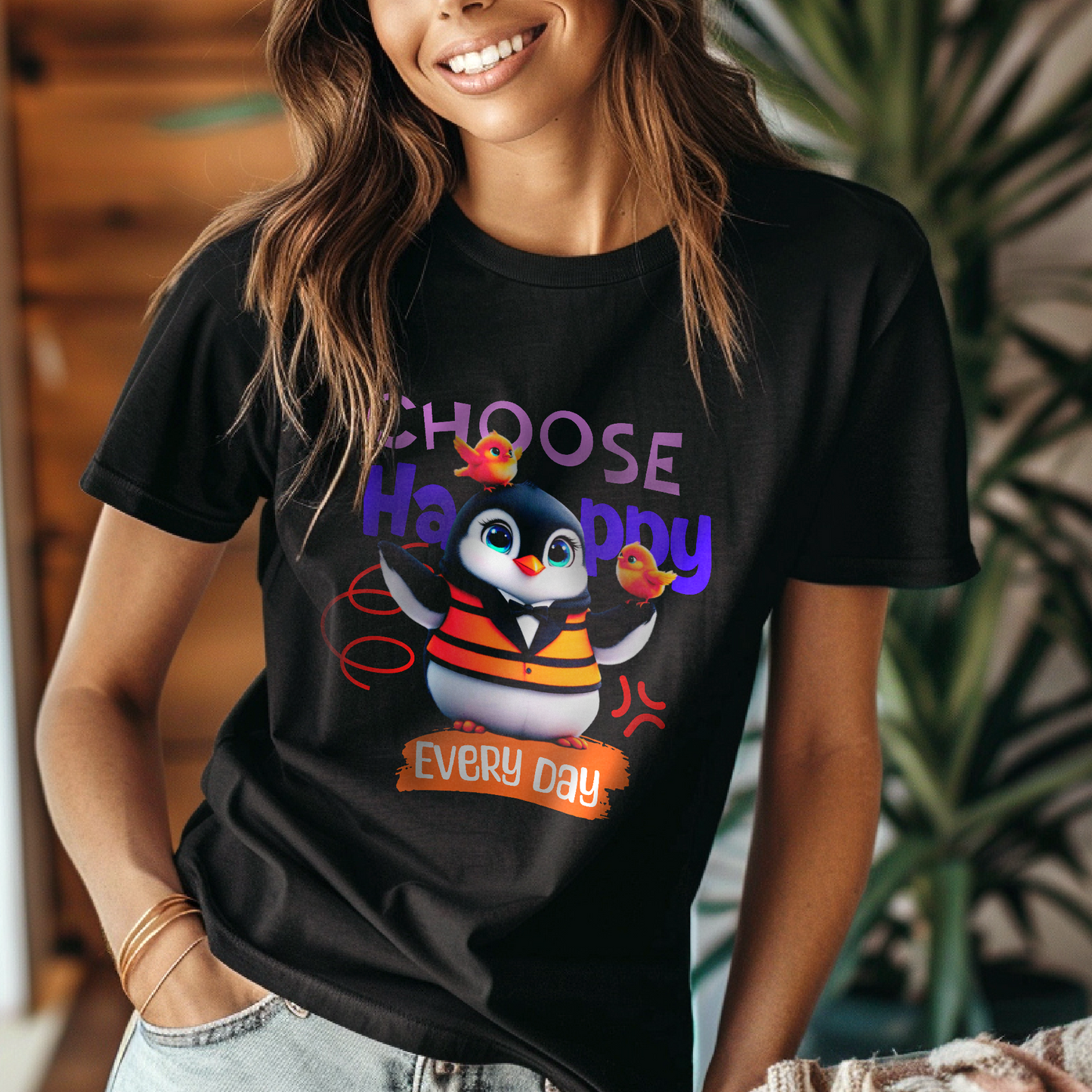 Choose Happy Every Day – Unisex T-shirt