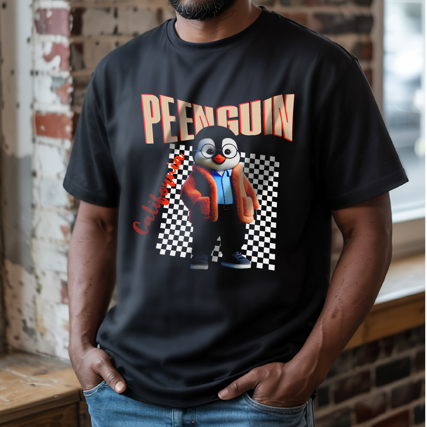 California Penguin Vibes – Unisex T-shirt