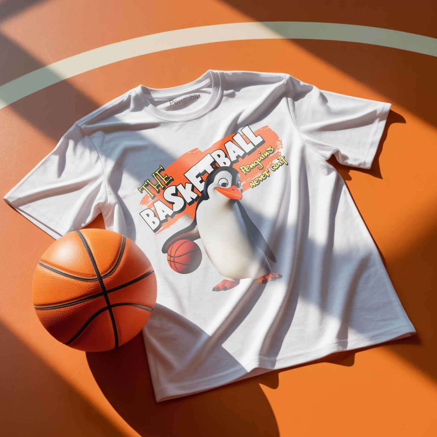 Basketball Penguin β Unisex T-shirt