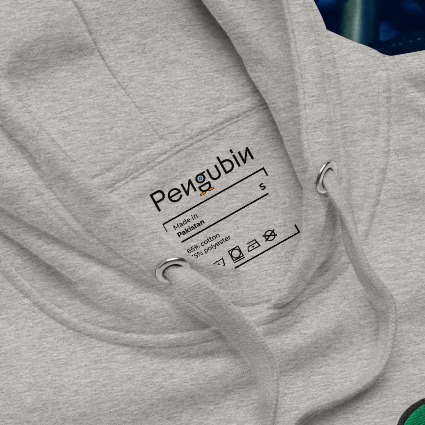 Tropical Penguin Escape – Embroidered Unisex Hoodie