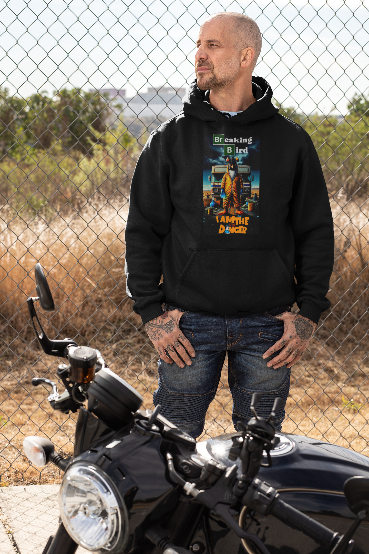 Breaking Bird – I Am The Danger – Unisex Hoodie