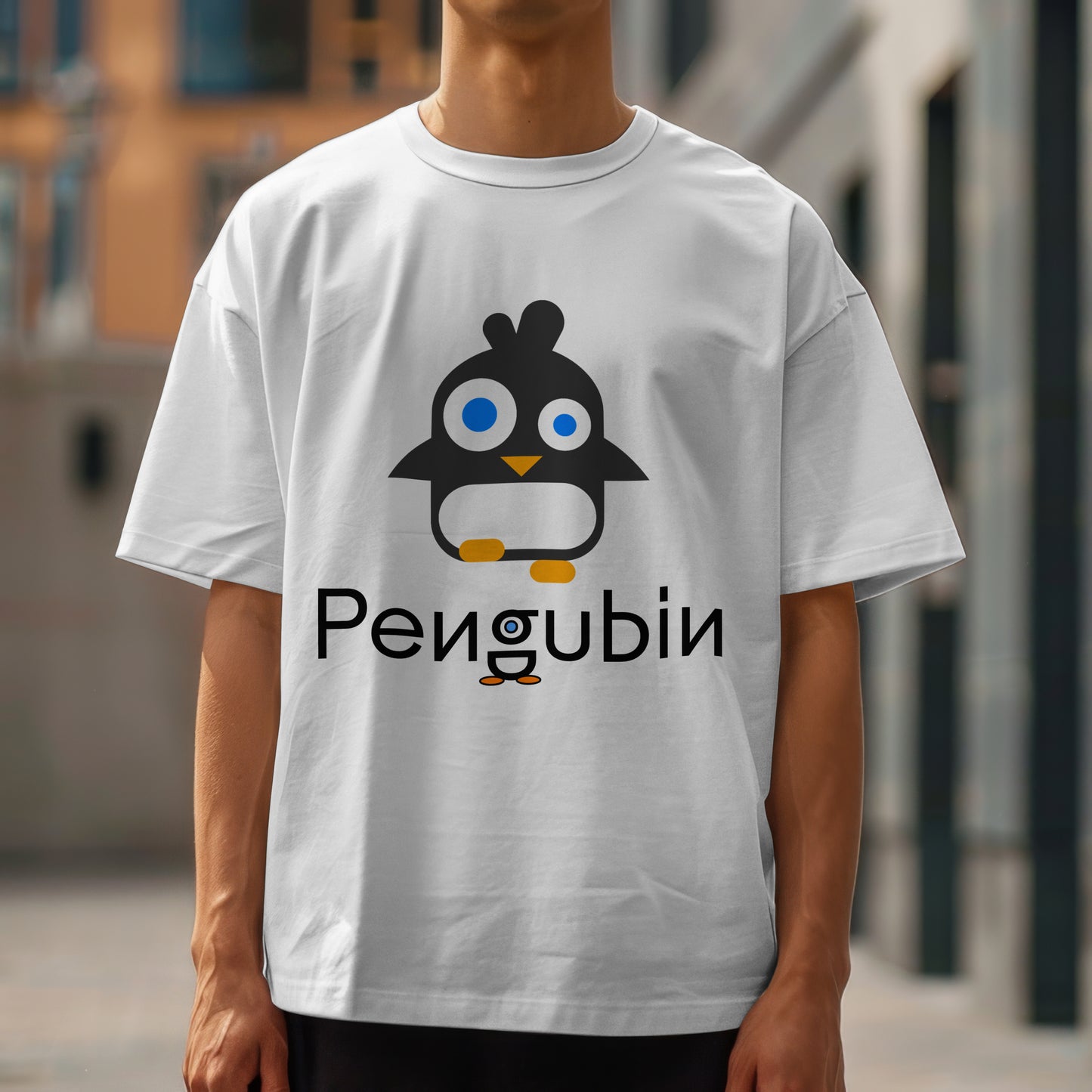 Minimal Penguin Logo – Unisex T-shirt