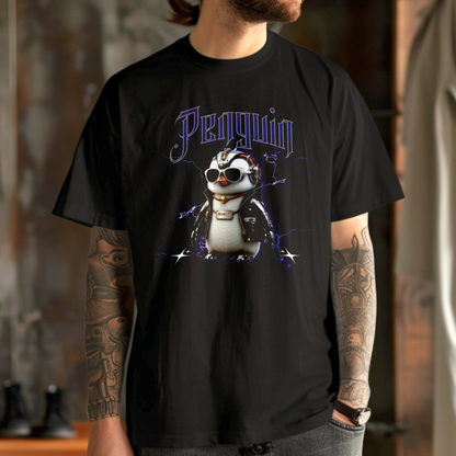 Penguin Bot – Cyber Cool Penguin – Unisex T-shirt