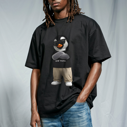 New York Attitude Penguin – Unisex T-shirt