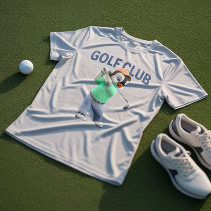 Golf Club Penguin – Unisex T-shirt