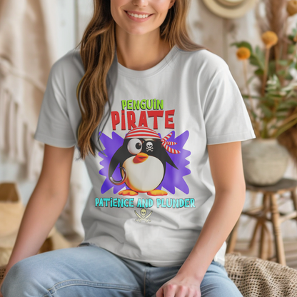Penguin Pirate – Unisex T-shirt