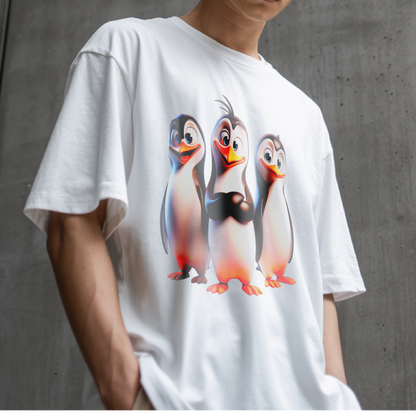 The Penguin Trio – Unisex T-shirt