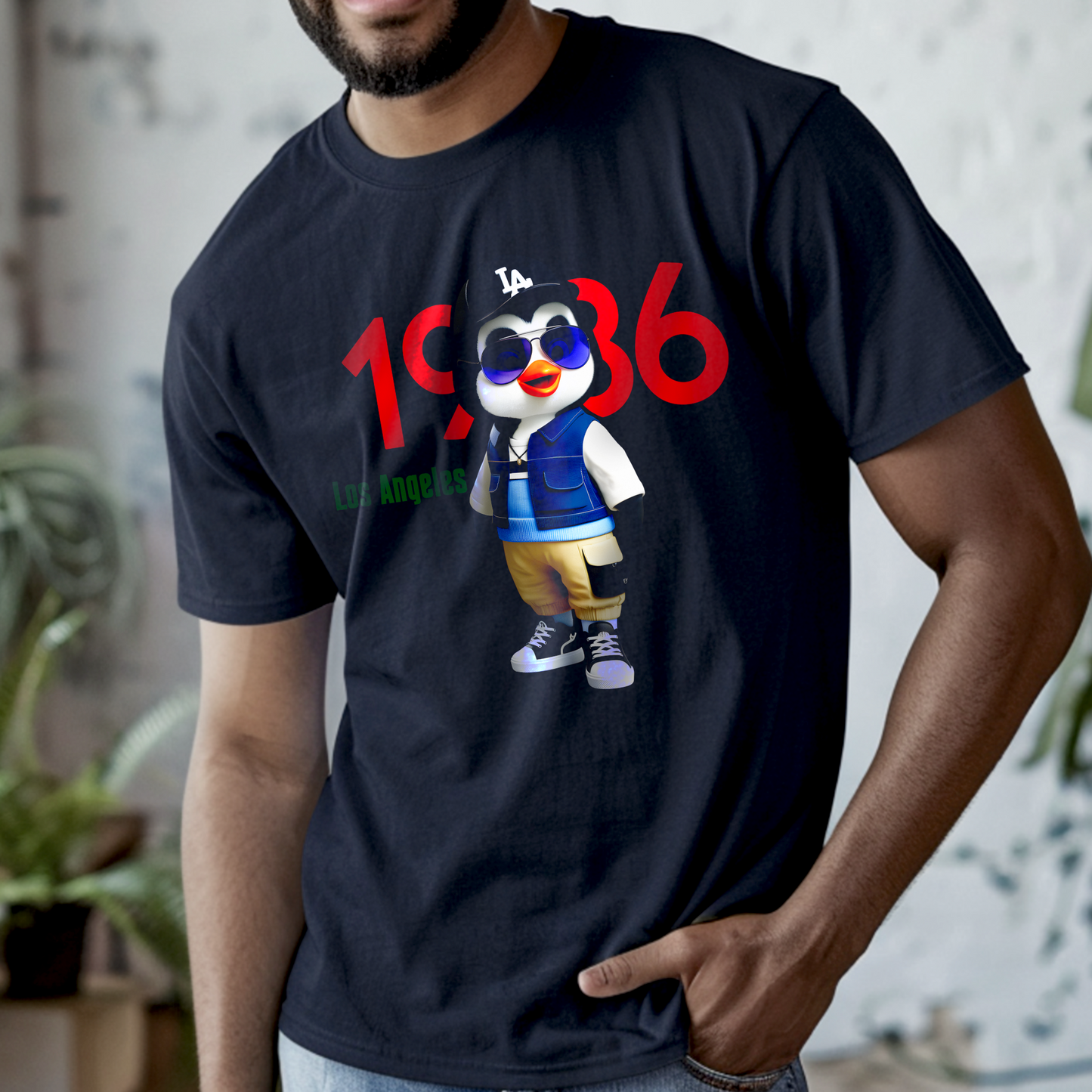 LA Streets 1986 Penguin – Unisex T-shirt