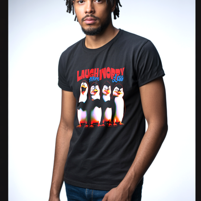 Laugh More, Worry Less – Unisex T-shirt