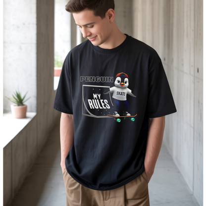 My Rules Penguin – Unisex T-shirt