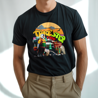 Take the Step Penguin – Unisex T-shirt
