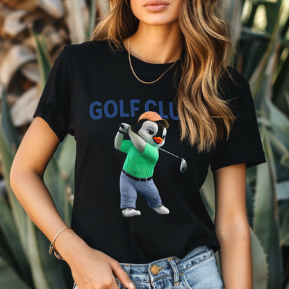 Golf Club Penguin – Unisex T-shirt