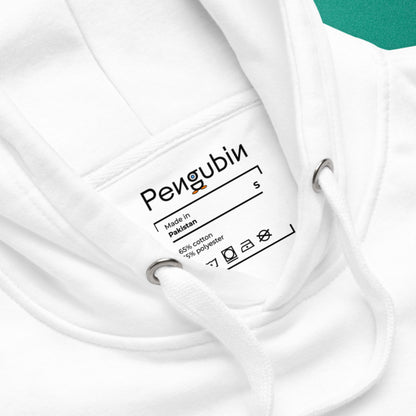 Chill Penguin Duo – Embroidered Unisex Hoodie
